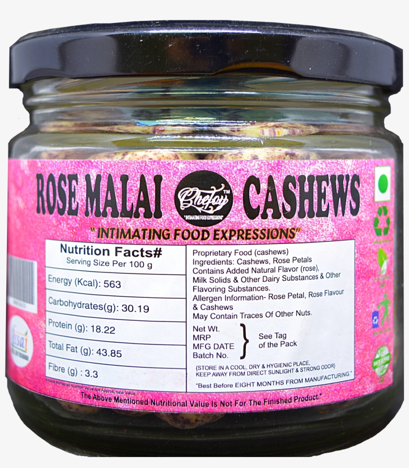 Rose Malai Cashew - Paste, transparent png #2588694