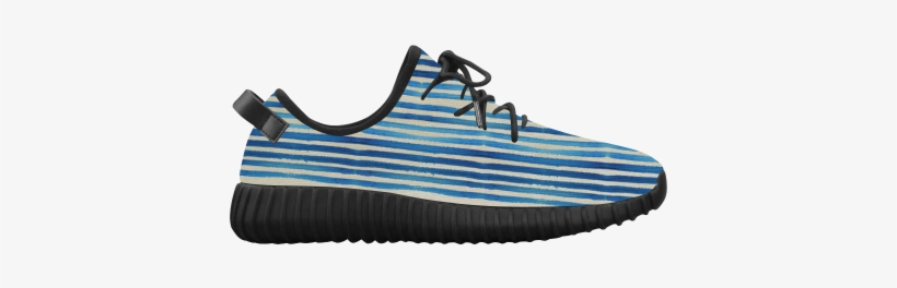 Watercolor Stripes Grunge Pattern - Sneakers, transparent png #2589130