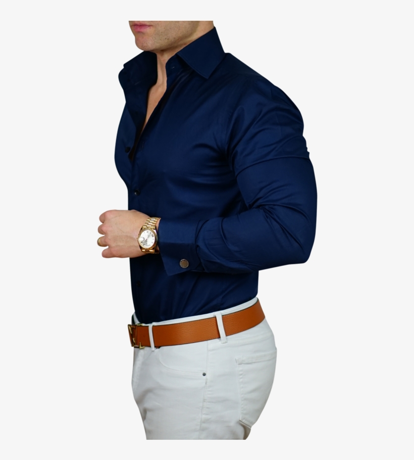 How Can A Shirt Be So Sexy S By Sebastian Signature - Blue Shirt Matching Pants, transparent png #2589330