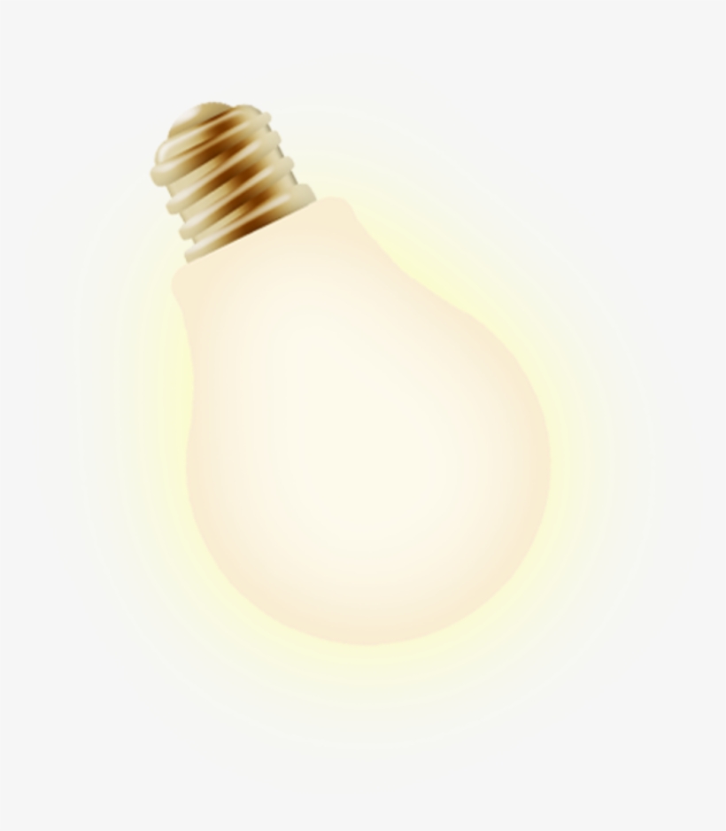 Ftestickers Light Lamp Lightbulb Glowing Luminous - Incandescent Light Bulb, transparent png #2589360