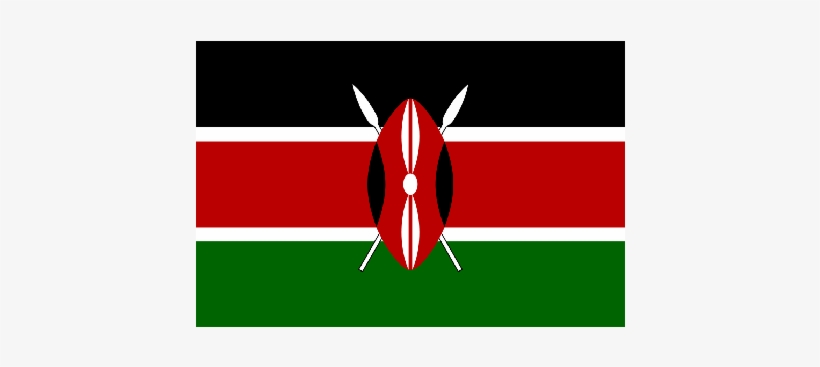 Kenya Flag - Kenya Flag Easy To Draw, transparent png #2590436
