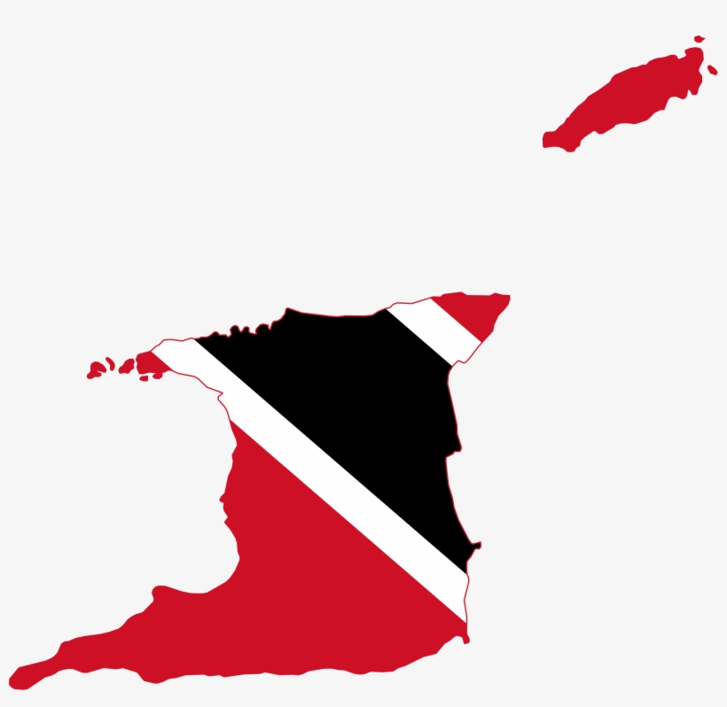 Trinidad And Tobago Flag Clipart National Flag - Trinidad And Tobago Flag Map, transparent png #2590437