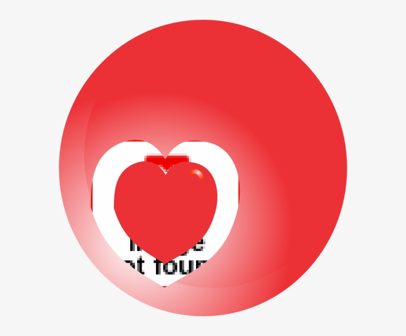 How To Set Use Pink Heart In Pink Circle Clipart, transparent png #2590498