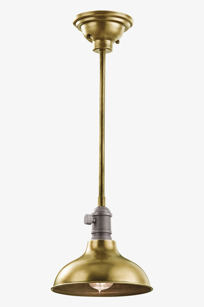 Loading Zoom - Kichler Pendant Lighting 42579 In Natural Brass, transparent png #2591009