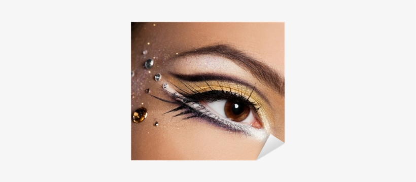Maquillaje De Fantasia Con Pedreria, transparent png #2591373