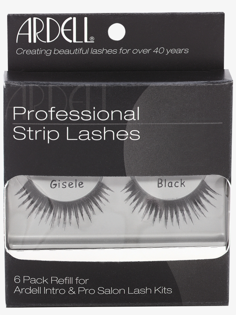 6-pack Gisele Professional Strip Lashes By Ardell - Professional Strip Lashes Gisele Black 6 Pack Ardell, transparent png #2591393