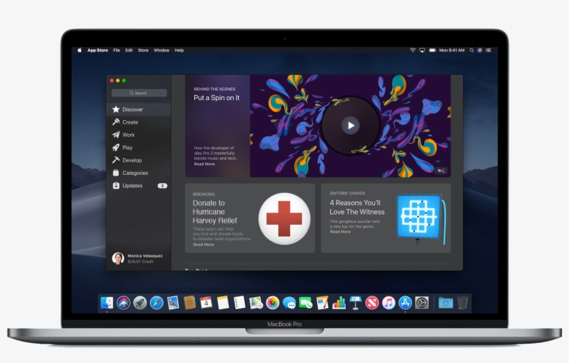 Jpg Transparent Download App Store Promotional Artwork - Macos Mojave, transparent png #2591472