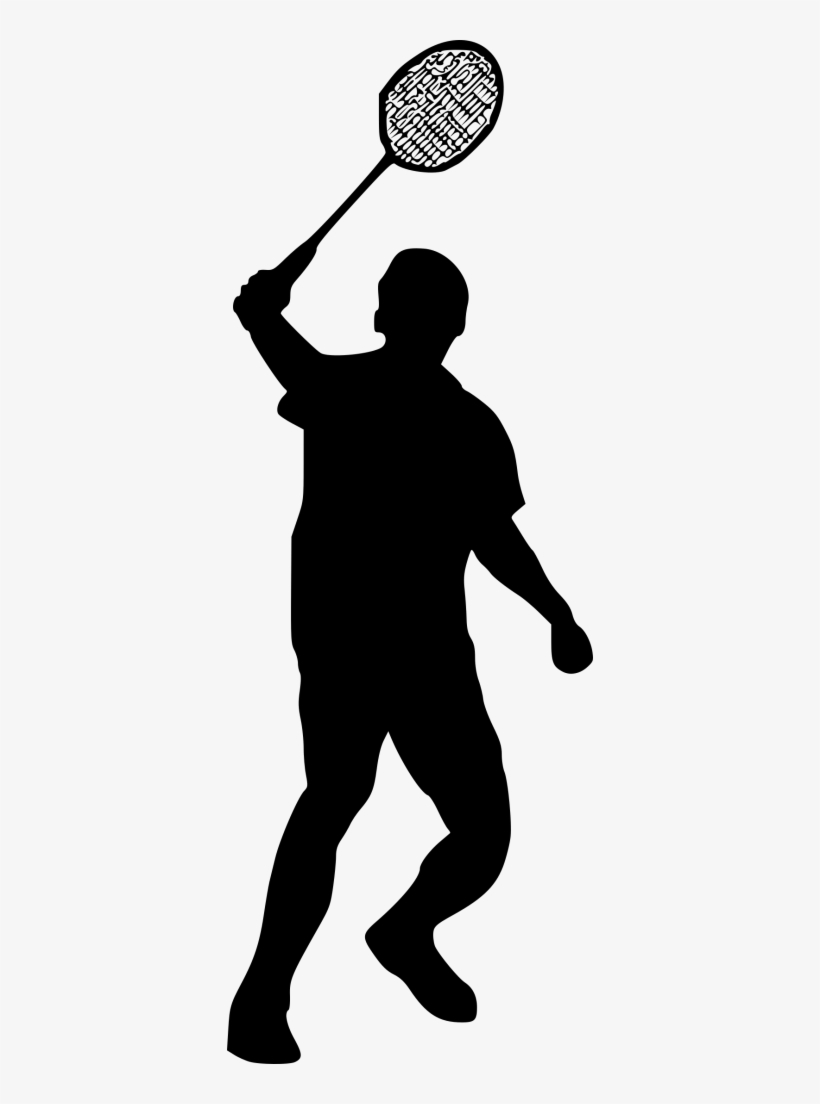 8 Badminton Silhouette Png Transparent Onlygfxcom - Transparent Background Badminton Cliparts, transparent png #2591491