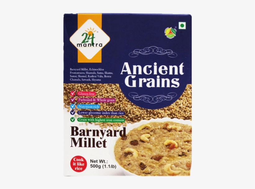 24 Mantra Organic Products Barnyard Millet, 500g, transparent png #2591547