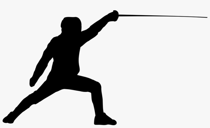 Fencing Fence Computer Icons Sports Drawing - Fencing Clipart, transparent png #2591599