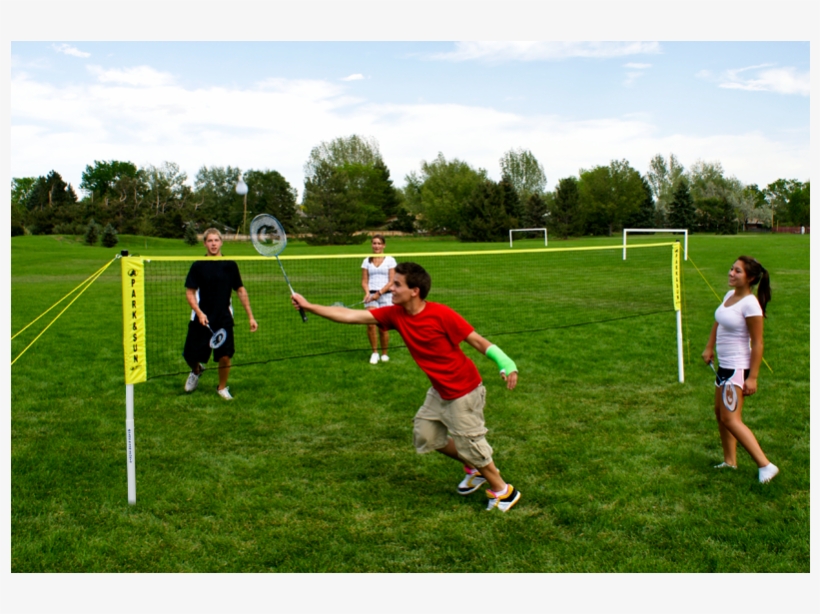 Park & Sun Badminton Tournament Telescopic Net System - Park & Sun Badminton Pro Set - Bm-ps/alum, transparent png #2591643