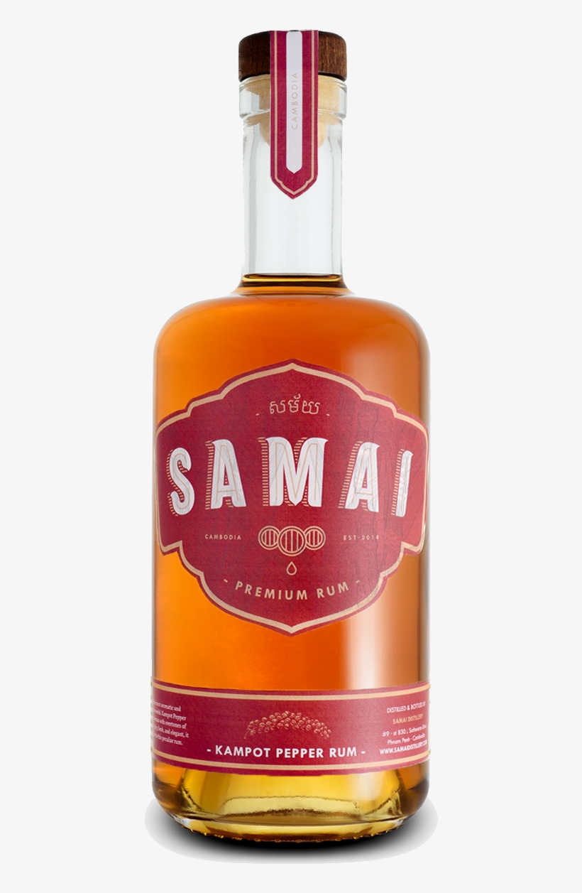 Kampot Pepper Rum - Cambodia, transparent png #2591711