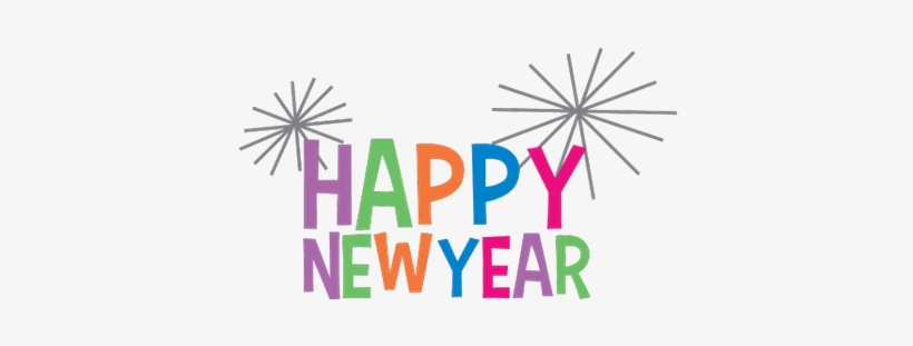 Happy New Year Clipart Colourful - Happy New Year Png Clipart, transparent png #2592046