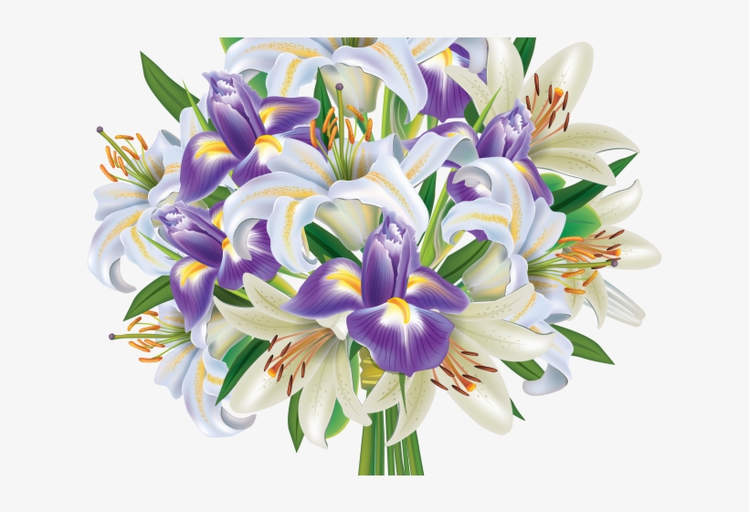 Bouquet Clipart Flower Bokeh - Today Good Night Flowers, transparent png #2592081