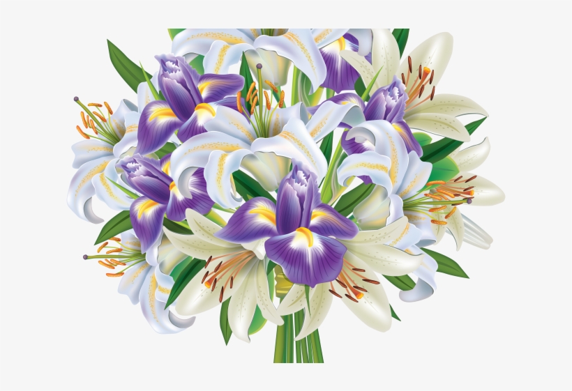 bouquet clipart flower bokeh