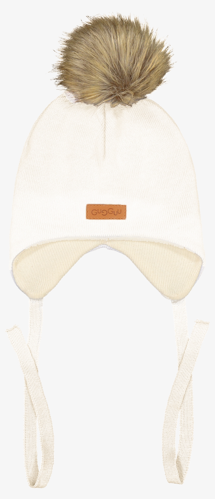 Furry Baby Beanie, Natural White - Beanie, transparent png #2592356