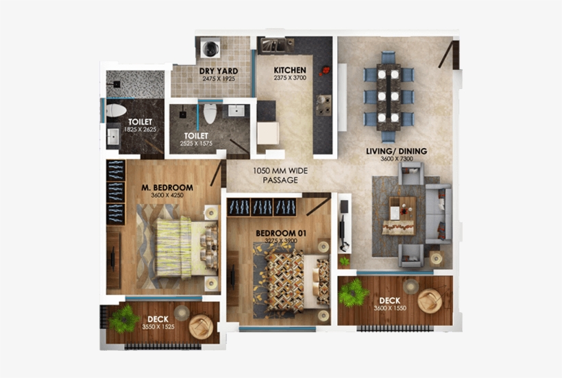 Top View - Floor Plan, transparent png #2592879