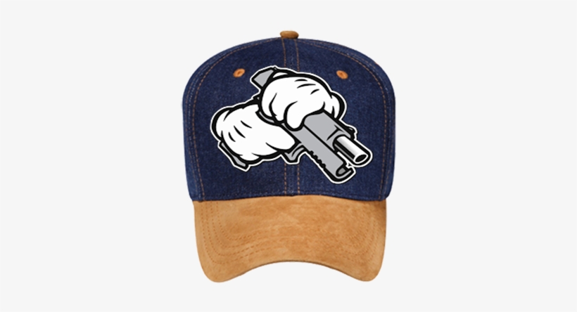 Exotic Hip Hop Otto Cap - Mickey Mouse With A Gun, transparent png #2593640
