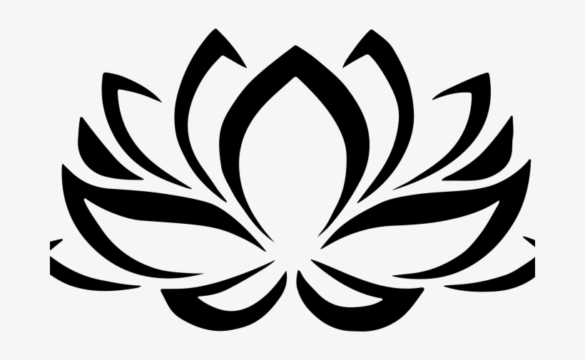 Lotus Flower Pictures Black And White Hdwall - Lotus Flower Clipart Png, transparent png #2594057