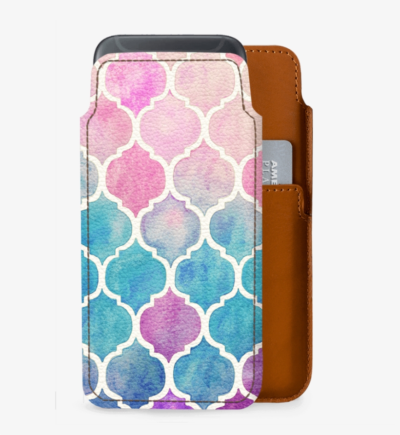 Dailyobjects Rainbow Pastel Watercolor Moroccan Real - Moroccan Pattern, transparent png #2594662