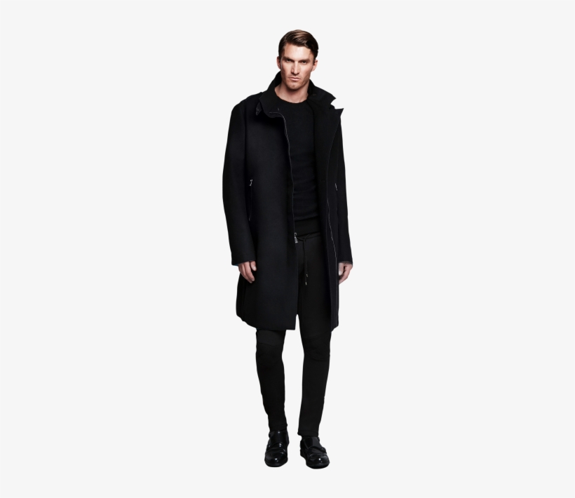 Man In Black Trench Coat, transparent png #2594950