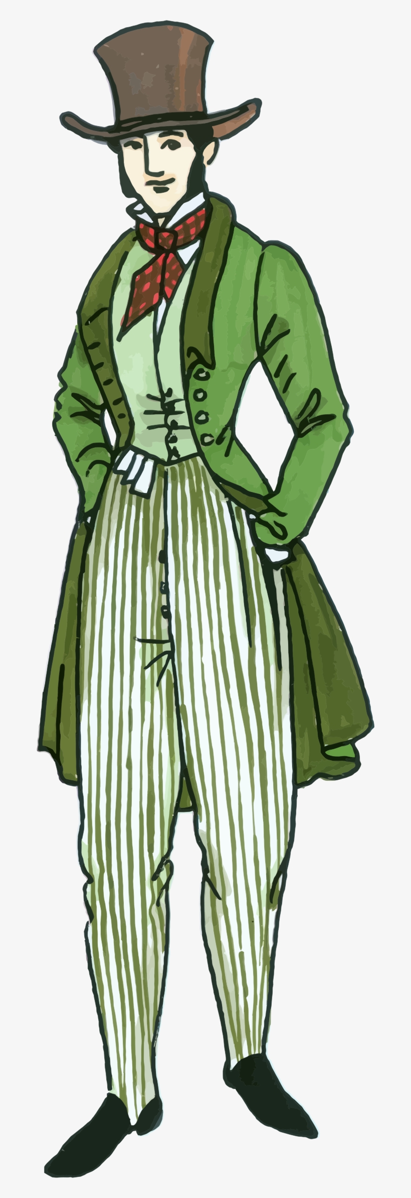 This Free Icons Png Design Of Vintage Mens Fashion, transparent png #2594954