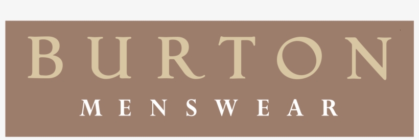 Burton Menswear Logo Png Transparent - Burton Menswear, transparent png #2595240