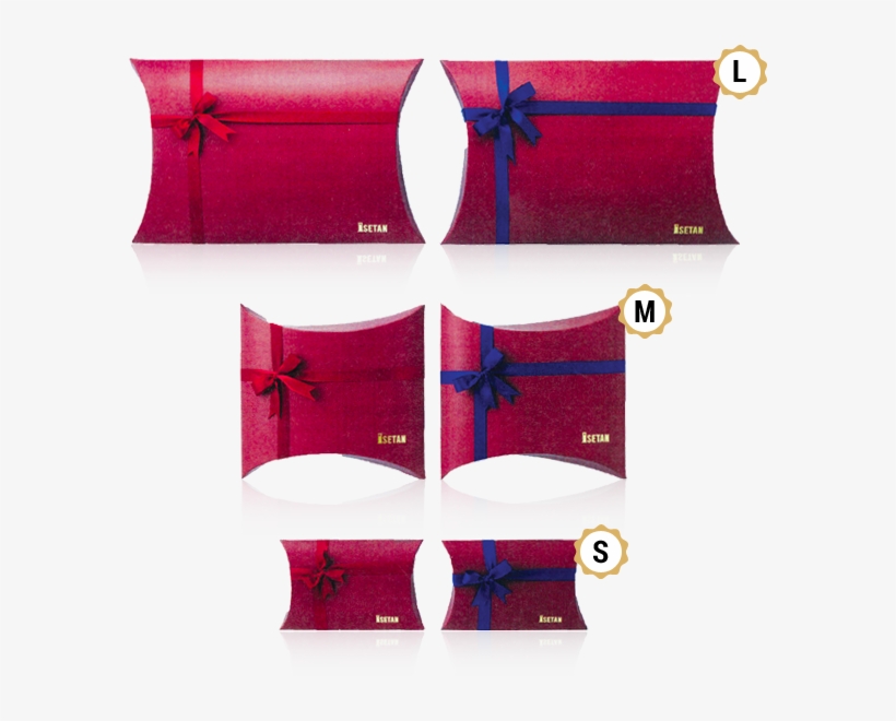 Red / Blue Ribbon - Isetan Gift Wrapping, transparent png #2595539