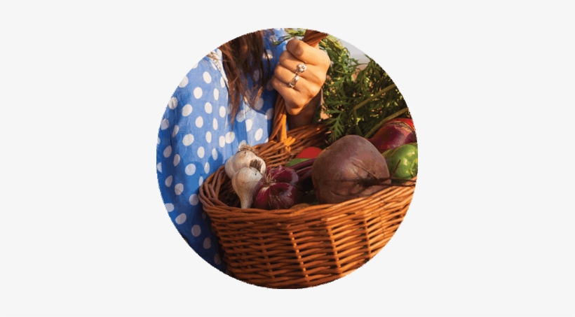 Basket Of Vegetables - Farmers' Market, transparent png #2595675