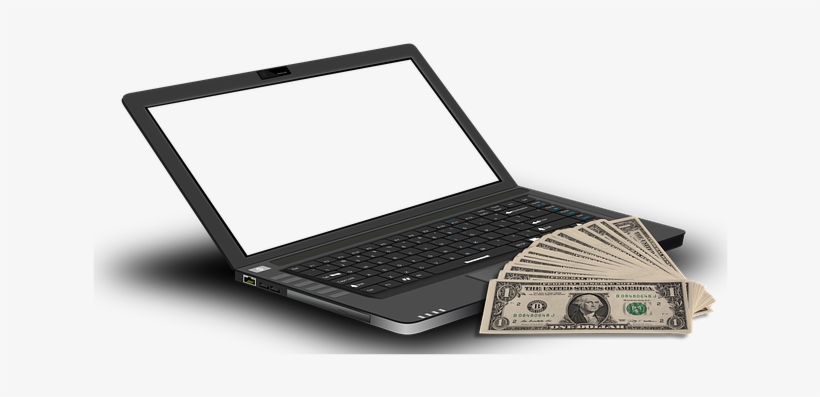 Dollar, Money, Earn Money, Internet - Computer Money Png, transparent png #2595745