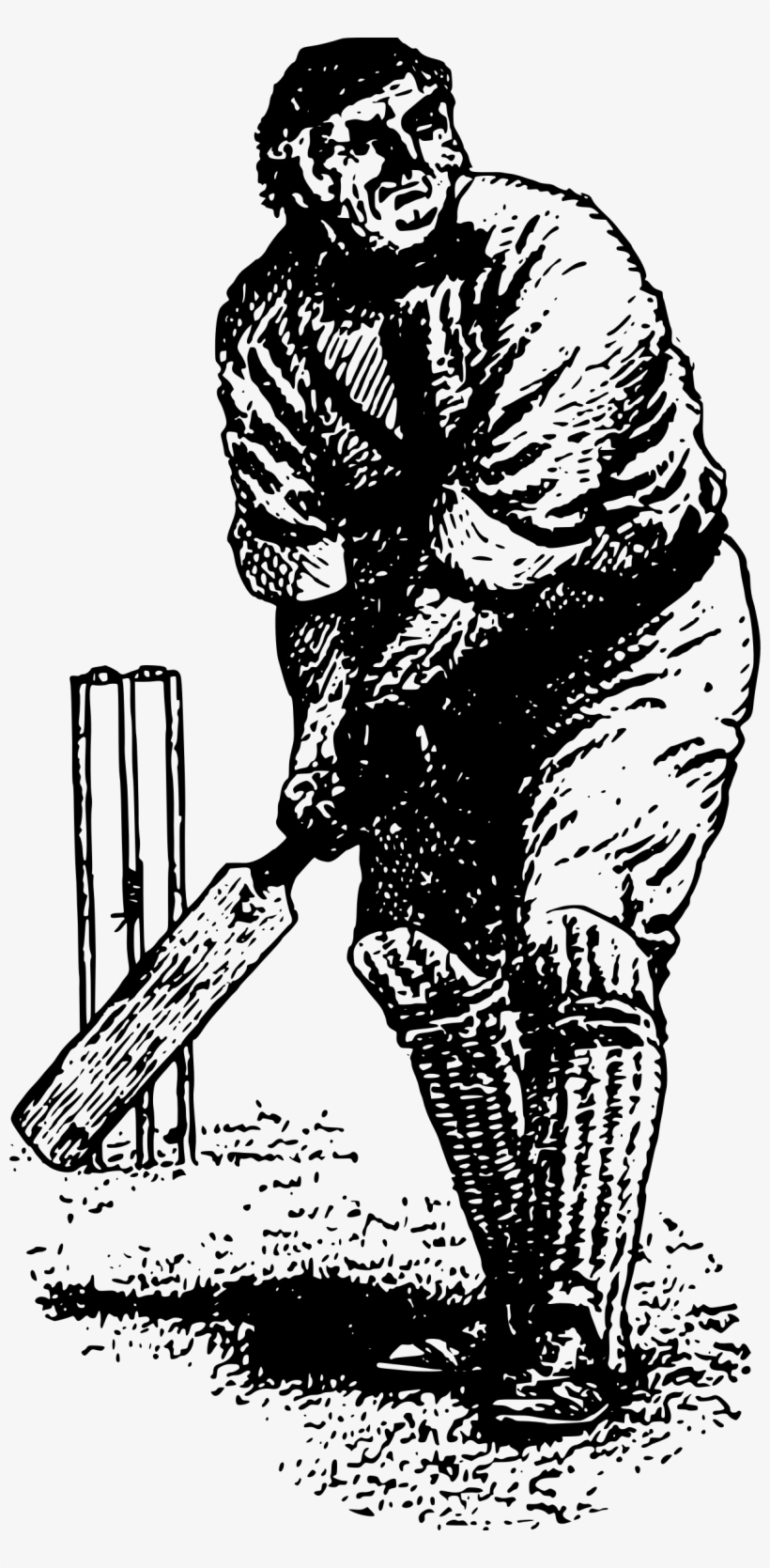 This Free Icons Png Design Of Classic Cricketer, transparent png #2595816