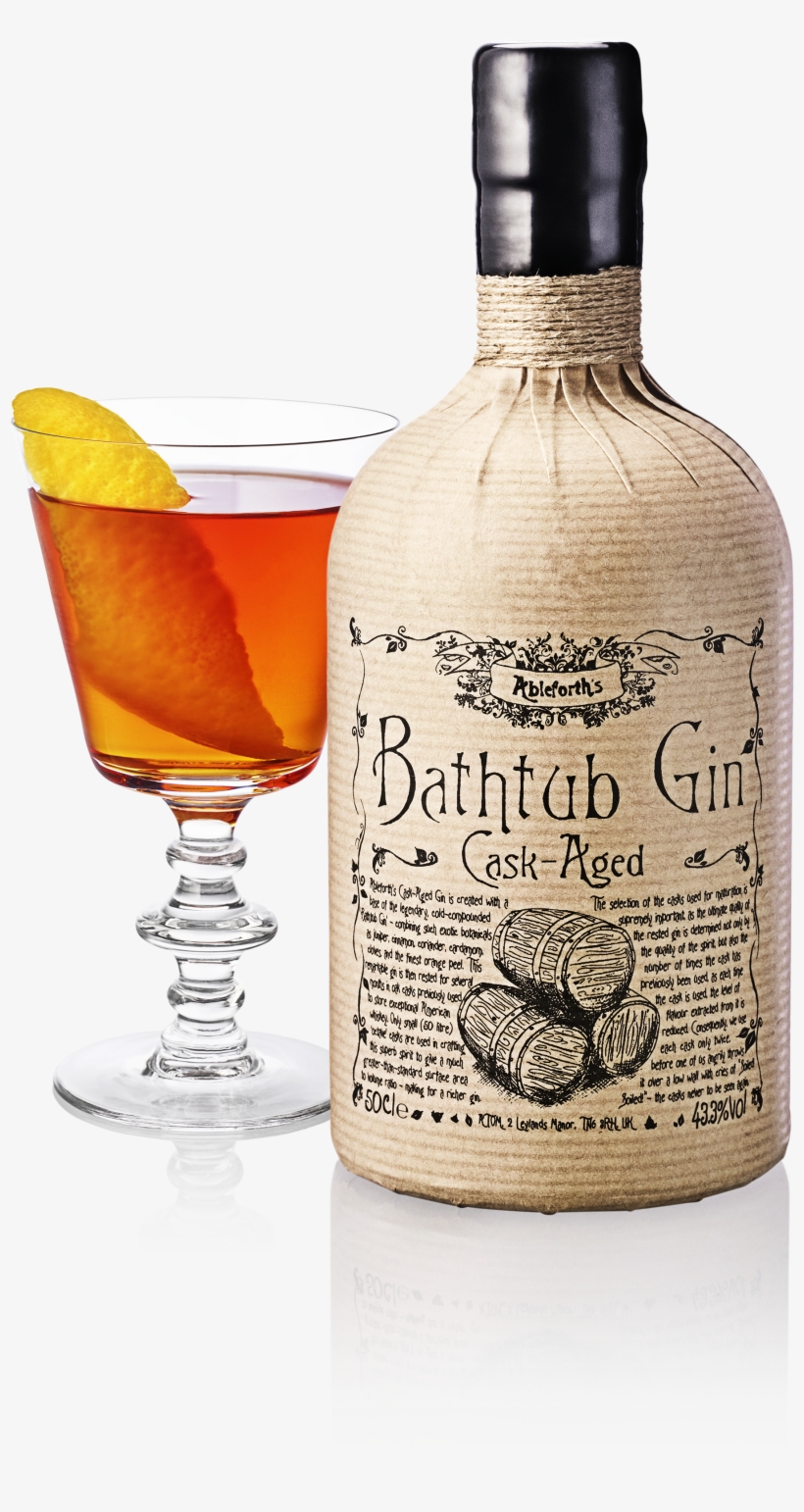 Bathtub Gin Cask Aged Navy Strength & Manhattan - Grain Whisky, transparent png #2595844