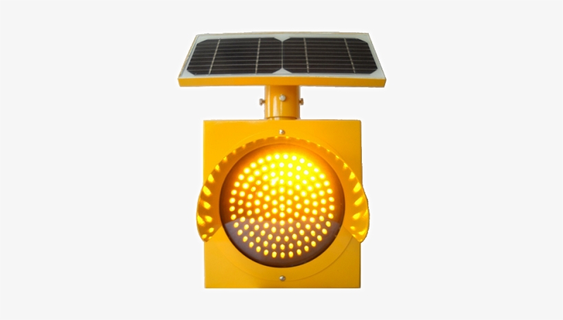 Solar Traffic Light 8" Diameter Slx 129s 24hr - Solar Flashing Warning Light, transparent png #2596136