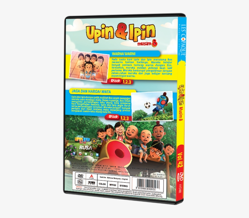 Lightbox - Dvd Malaysia Anime Upin Dan Ipin Ultraman Ribut English, transparent png #2596600