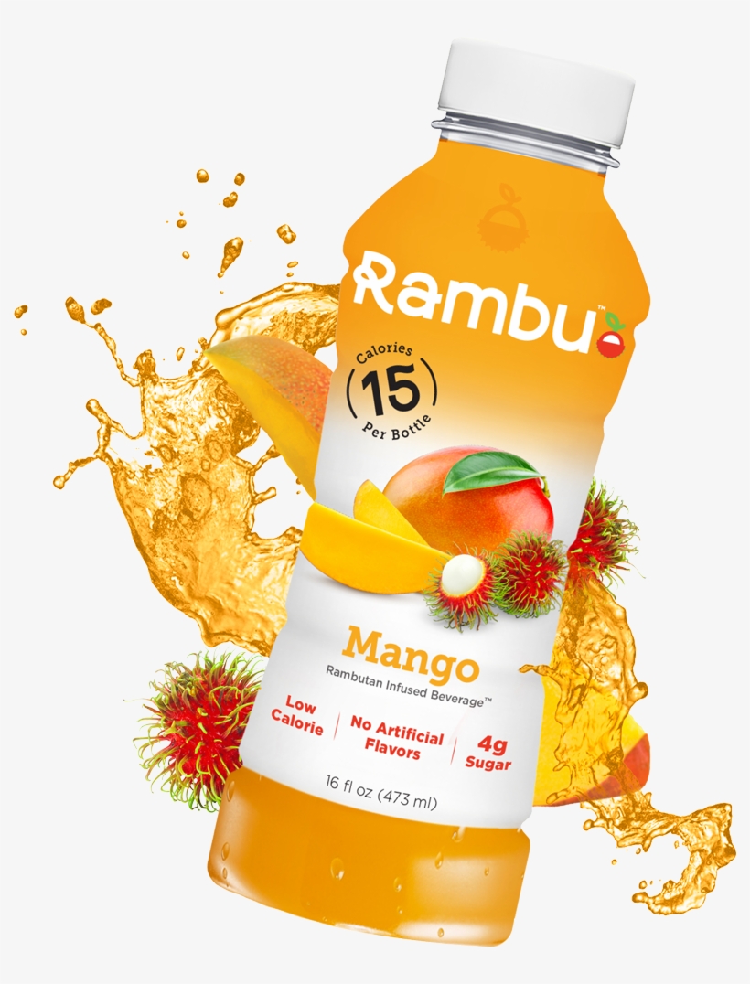 Mango Rambutan Infused Beverage Bottle Splash - Portable Électrique Presse Fruits Juicer Fruit Mixer, transparent png #2596905