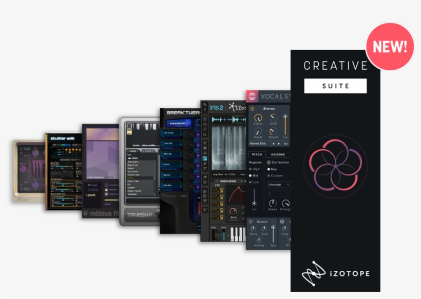 Creative Suite Ui Fan With New Badge - Izotope Iris 2 Sampling Re-synthesizer (iris 2 Software, transparent png #2596925