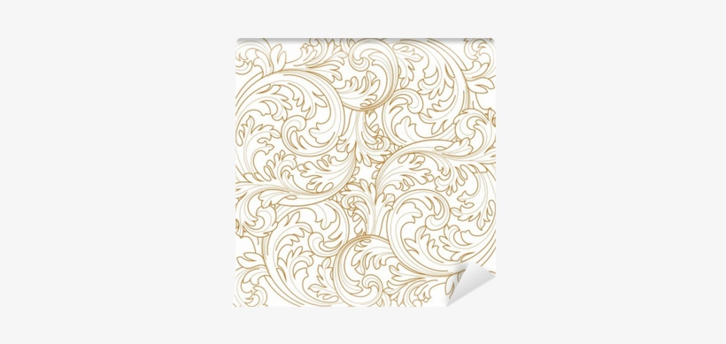 Golden Vintage Frame Scroll Ornament Engraving Border - Engraving, transparent png #2597304