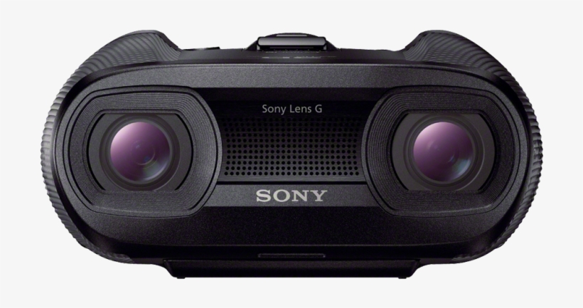 Sony Dev-50v 5.43 Mp Digital Binocular - 1080p - Black, transparent png #2597723