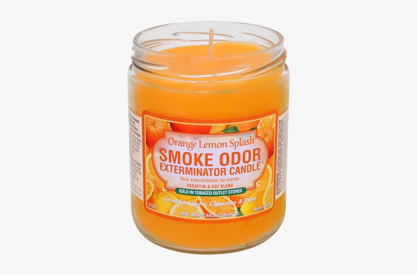 Smoke Odor Exterminator Candle Orange Lemon Splash, transparent png #2597877