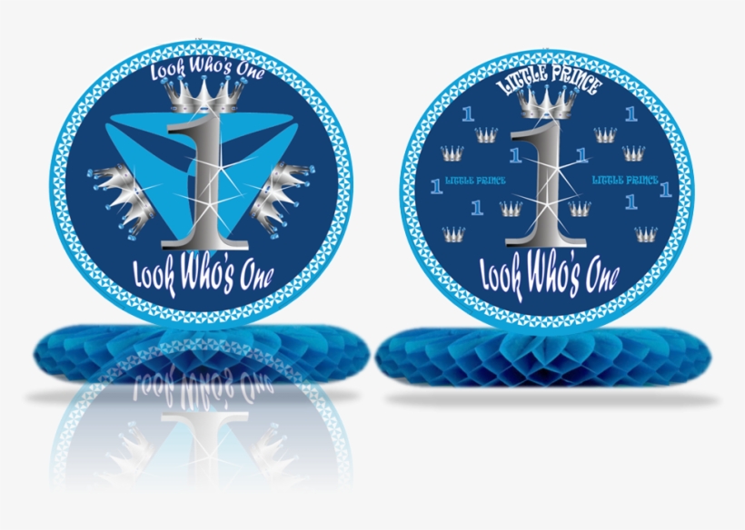Prince 1st Bday Honeycomb Centerpiece - Emblem, transparent png #2599034