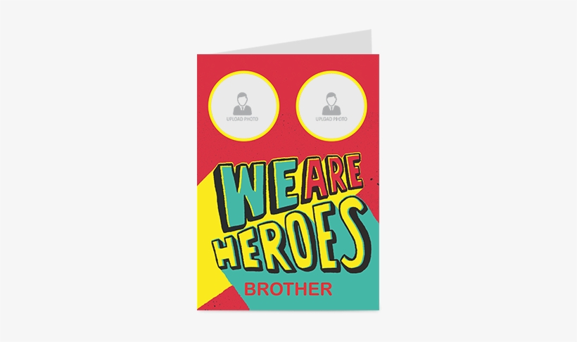 We Are Heroes Greeting Card - Poster, transparent png #2599157