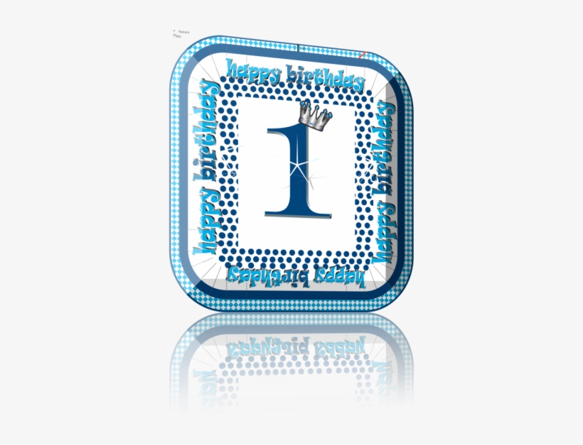 Princess 1st Bday 9 Inch Plates - Emblem, transparent png #2599158