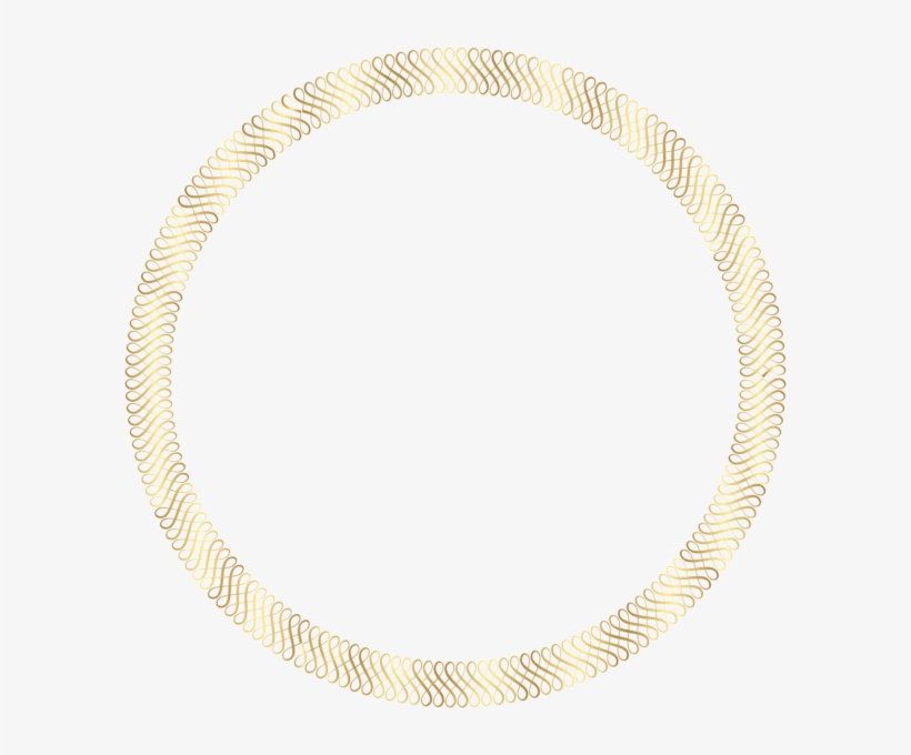 Gold Round Border Png Clip Art Image Png Pinterest - Portable Network Graphics, transparent png #2599230