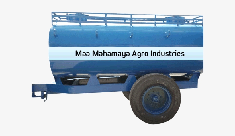 Water Tanker Two Wheel - Water Tank For Tractor, transparent png #2599703