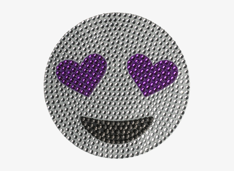 5 Inch Purple Heart Eye Emoji - Moody Blues And My Baby's Gon, transparent png #260017