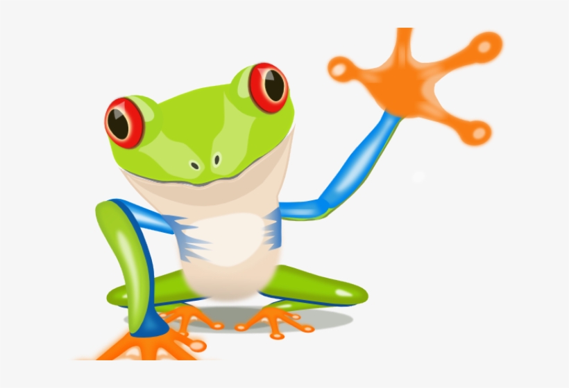 Graphic Royalty Free Library Free On Dumielauxepices - Red Eyed Tree Frog Clip Art, transparent png #260169