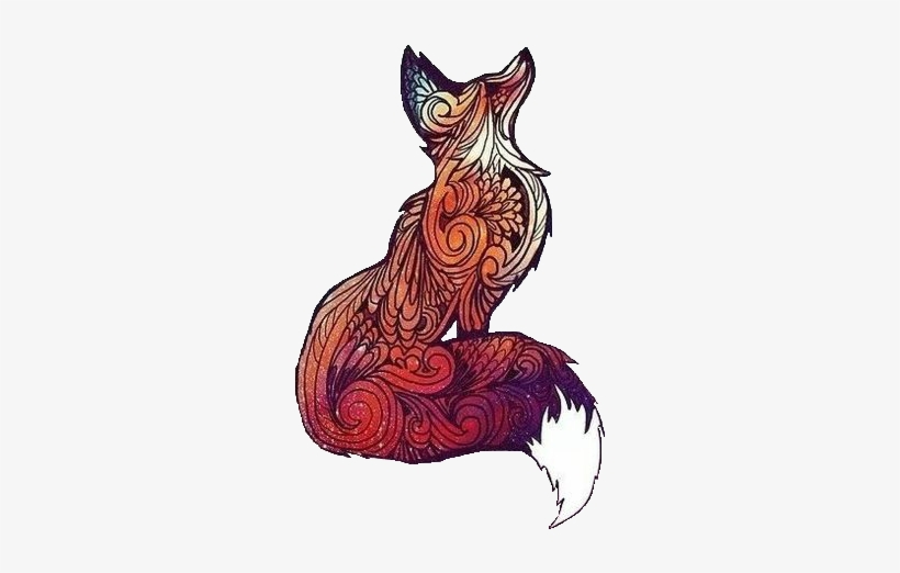 Tumblr Transparent Foxes - Tatuaje De Zorro Tribal, transparent png #260175