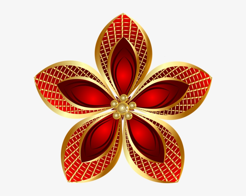 Gold Flowers, Art Images, Illusions, Clip Art, Art - Clip Art, transparent png #260341