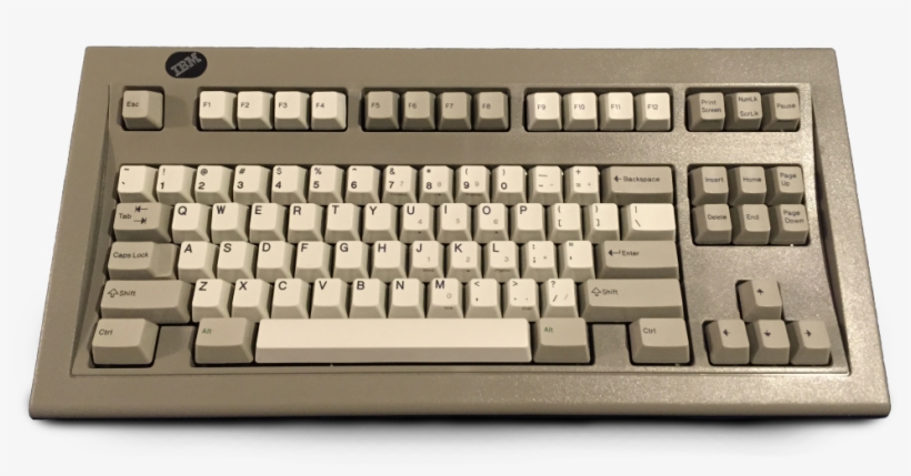 Ibm Model M Space Saving Keyboard - Customiozed Ibm Model M, transparent png #260368