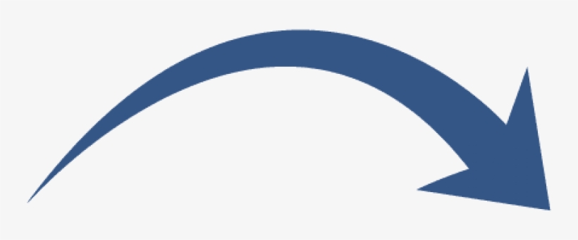 Blue Down Arrow - Arrow, transparent png #260987